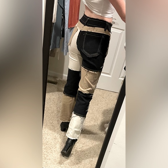 NWT Patchwork Boyfriend Jean (27-28/Small) - Picture 7 of 8